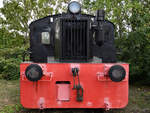 Die Rangierlokomotive 100 955-4 (Kö 5755) im Eisenbahnmuseum Weimar.
