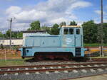 Diese ehemalige Werklok Nr.3 geh�rt den Sonneberger Eisenbahnfreunden e.V. und konnte,am 13.Mai 2026,auf dem Vereinsgel�nde im Lokbahnhof Sonneberg fotografiert werden.