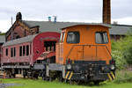 Die Diesellokomotive 312 258-7 war im September 2020 im Sächsischen Eisenbahnmuseum Chemnitz-Hilbersdorf zu sehen.