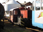 DB Köf 6499 (323 681-7) am 02.10.2016 bei der MaLoWa in Benndorf.