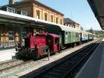 Ostertalbahn (ex 323 873) anlsslich des Bahnhofsfestes in Zweibrcken zur 150 Jahrfeier Bahnstrecke Homburg-Zweibrcken (1985 Stillgelegt, 1991 z.T abgebaut)