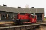 323 871-4 auf der Drehscheibe des Deutschen Dampflokomotiv Museum DDM in Neuenmarkt/ Wirsberg am 12.11.2015.