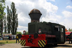 Die Werkslokomotive Köf war bei 4. Geraer Eisenbahnfrühling in Gera zusehn. Foto 30.05.15