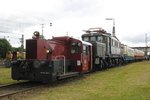 323 852-4 DB rangierte im DB Museum Koblenz Lützel, am 18.06.2016.