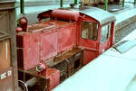 Köf II der DB am Bahnhof Leonberg (1983)