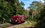 323 593 mit der Sperrf 1010 (F�tzen - Grimmelshofen) im Bahnhof Grimmelshofen 22.8.26.