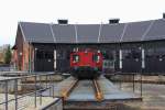 323 871-4 auf der Drehscheibe des Deutschen Dampflokomotiv Museum DDM in Neuenmarkt/ Wirsberg am 12.11.2015.