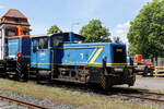 MWB V250, ex DB 332 169, am 17.05.2012 in Aschaffenburg.