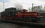 332 306 mit dem Tender der 01 008 am 16.4.11 in Bochum-Dahlhausen