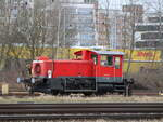 333 670-8 beim Rangieren am 25.02.2022 im Rostocker Hbf.