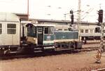 DB 333 205-3 (Bw München 1) beim Rangieren mit einem Silberling in Mönchengladbach Hbf am 6.