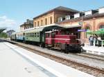 Ostertalbahn Kf 13 039 (ex DB 335 039) anlsslich des Bahnhofsfestes in Zweibrcken zur 150 Jahrfeier Bahnstrecke Homburg-Zweibrcken (1985 Stillgelegt, 1991 z.T abgebaut).