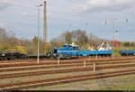 VDE 8 Komplexmaßnahme Halle Rosengarten–Angersdorf  ▶ Standort: Bahnhof Halle-Nietleben    Jaegers Neuzugang  Elli  alias 335 014-7 (333 014-9 | Köf III) gönnt sich auf