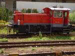 Die Kleinlok Kf BR 335 154-1 in Regensburg HBF am 14.08.2007