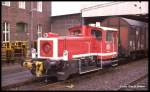 Köf III DB 335229 am 27.1.1990 im HBF Bielefeld.