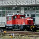 Die 335 155-8 war am 13.09.2010 im Hauptbahnhof von Regensburg abgestellt.