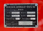 Hier muss ich doch auf dem Werksgel�nde fotografieren, sonst h�tte ich das Typenschild nicht gefunden.  29.07.26  gegen  13:00 Uhr  , Brieske 