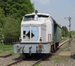 Henschel DH240 der Eisenbahnfreunde Grenzland am 26.4.2011 in Wahlheim b. Aachen.