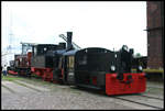 Fahrzeuge der Magdeburger Eisenbahn Freunde am 17.05.2007 im Hafen Magdeburg.