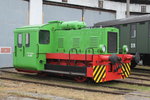 Kleinlokomotive Kö 4001 stand zu den Schweriner Modellbahn-Tagen draußen zur besichtigung.01.10.2016