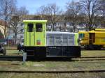 Eine Dispo Rangierlok am 24.03.2008 beim Diesellok Fest im Bahnpark Augsburg.