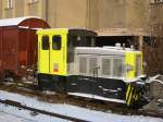 Am 19.12.2005 war diese mir unbekannte Diesellok in den Farben der Siemens Dispolok in Mnchen Hbf abgestellt.