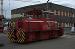 Die Diema Lok 6301 stand am Tag der offenen Tür im Betriebshof Köln West ausgestellt. Sie wurde 1972 in Diepholz gebaut und hat 164 PS bei 22t Gewicht.

Köln 22.05.2016