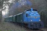 V1 der Hespertalbahn am 14.12.14 auf der Hespertalbahn.