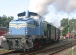 Die Henschel der Hespertalbahn am 18.9.10 in Bochum Dahlhausen