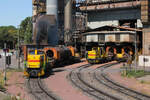 Rogesa R2 und R4 29.07.2026 rangieren am 29.07.2026 am Hochofen 4 der Dillinger H�tte.