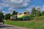 Am 23.08.2020 begegnete mir die D5 der Brohltalbahn kurz nach der Ortschaft Oberzissen.