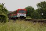 13.6.2013 AKN-Triebwagen zwischen Henstedt-Ulzburg und Ulzburg-Sd