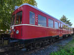 Ein Esslinger Triebwagen VT 50 (301 016-1) war Mitte September 2019 im Eisenbahnmuseum Heilbronn ausgestellt.