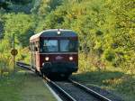 Der Esslinger der AVG als Ausflugszug aus Bundenthal-Rumbach nach Karlsruhe in Hauenstein.