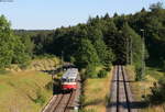 VT 5 und VS 14 als RB 22283 (Schelklingen-Münsingen) in Oberheutal 1.7.18