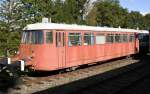 VT 4 der Museumsbahn Bederkesa-Bremerhaven steht am 17.10.10 in Bad Bederkesa