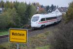 Taufe des Triebzuges 605 010 auf den Namen  Wehrheim (Taunus)  am 27.10.2007 auf der Taunusbahn.