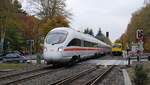 Taufe des Triebzuges 605 010 auf den Namen  Wehrheim (Taunus)  am 27.10.2007 auf der Taunusbahn.