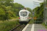 DB 605 (Diesel-ICE) auf der Vogelfluglinie 09: 07.06.2009, 10.53 Uhr, Bf.