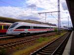 Am 22.06.2010 gab es auf dem Bahnhof Berlin-Lichtenberg viel zu sehen. Der Diesel ICE  Rendsburg , gekoppelt mit   Wehrheim  und die S-Bahn 481-482 sowie den VT 734 der NEB.