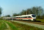 605 xxx als ICE 1808 (Kln Hbf–Hamburg-Altona) am 25.03.2007 in Klecken