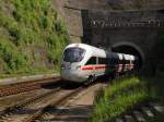 DSB 605 007  Århus  am 09.07.2015 bei der Ausfahrt aus dem Brandleitetunnel in Oberhof (Thür).