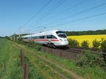 605 018 am 13.05.16 auf der Fahrt nach Dänemark, kurz vor Reinfeld.