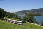 VT 107 als BOB86821 (München Hbf-Bayerischzell) bei Schliersee 23.7.19