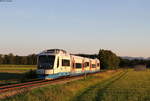 VT 117 als (Schaftlach-München Hbf) bei Warngau 23.7.19