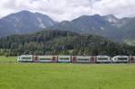 Etwa fünf Monate vor der vorherigen Aufnahme war der VT 111 noch im Leitzachtal unterwegs, hier am 19.07.2020 gemeinsam mit dem VT 113 bei Osterhofen