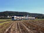 Der VT 113 und der VT 110 mit einem Sonderzug nach Schnaittenbach am 15.10.2011 unterwegs bei Amberg.