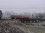 610 006 als RE 3521 am 23.12.2007 bei Neustadt (Waldnaab).