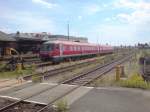 610 001-0/501-9 abgestelt auf Gleis 11, am 22.06.08 in Weiden (Oberpfalz)