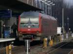 610 007-7 als RE von Cheb/Eger nach Nrnberg beim Aufenthalt in Marktredwitz! 8.2.2009